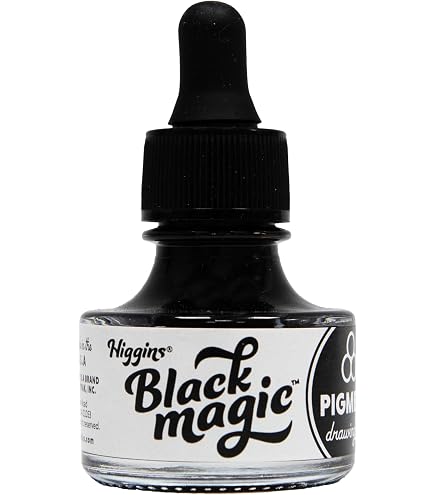 Amazon.com : Higgins Black Magic Softliner Pump Marker, Brush Nib